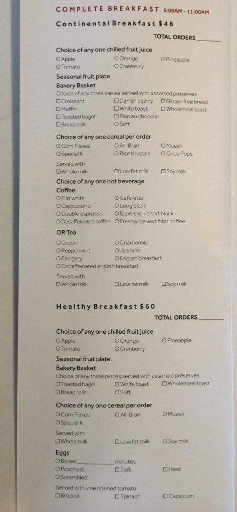 Momi Bay Breakfast Menu